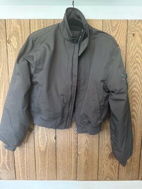 NWT~White Fox Boutique~ Something Forgotten Bomber Jacket~ S/M ~ Slate